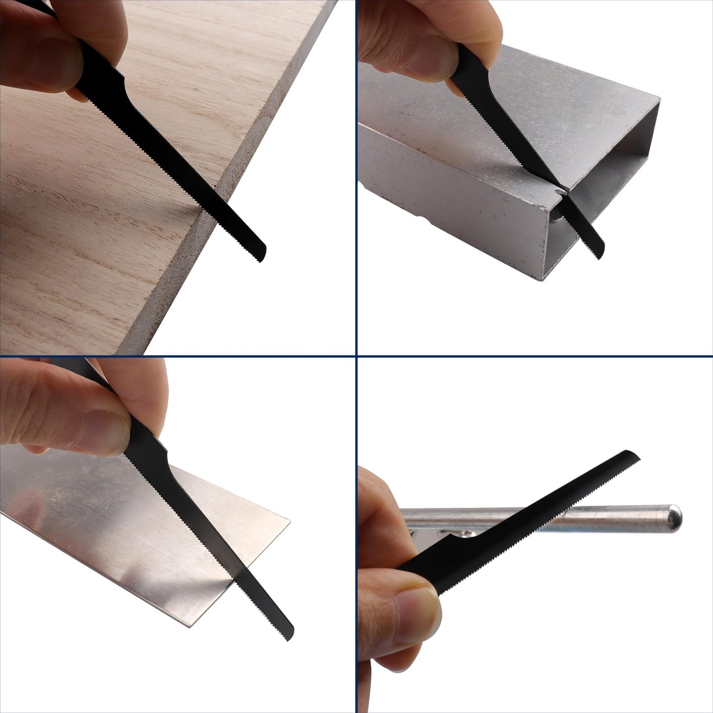 Reciprocating Hacksaw Blades Tools for Metal,Woodcutting,Rubber Black -32T-10pcs