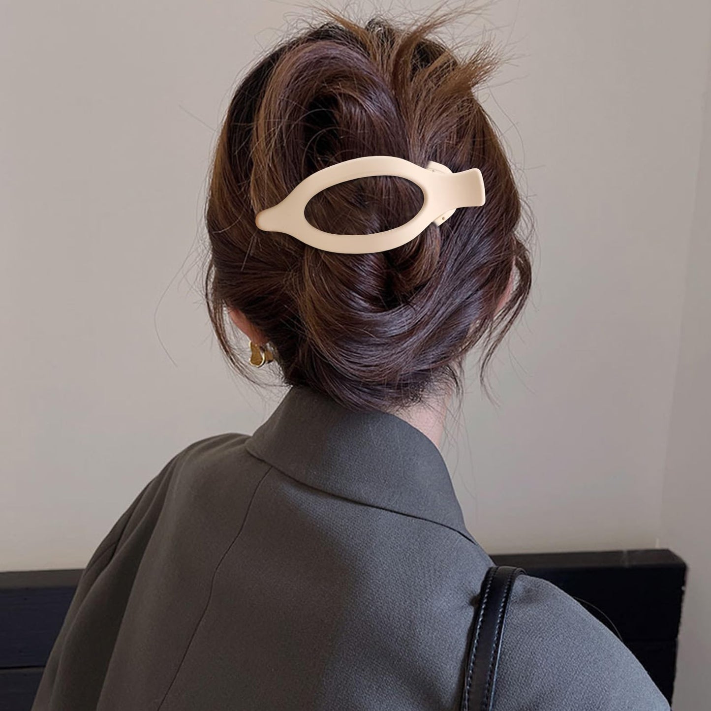 4Pcs Hair Clips Large Hair Claw Clips Matte Neutral Hair Clip Hair Accessories