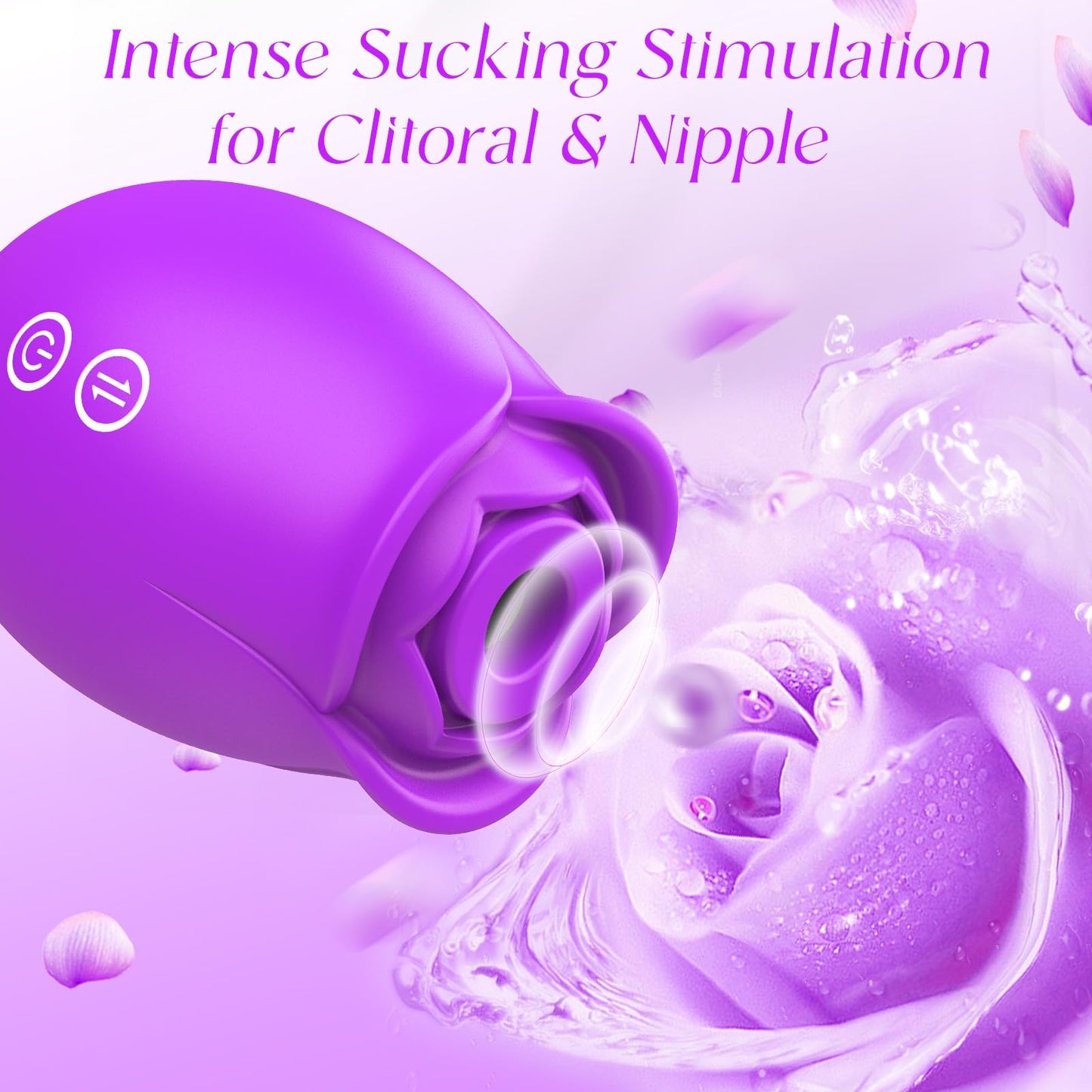 Rose Sex Toy Stimulator Sucking Vibrators for Women's Vibrators G Spot Dildo