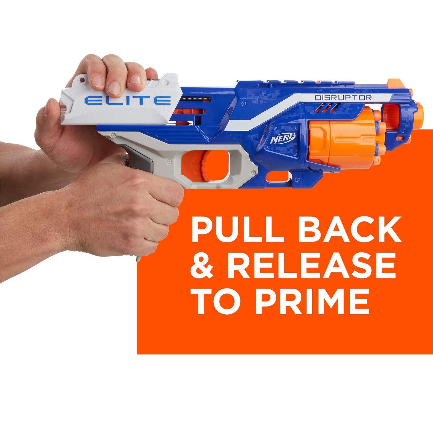 NERF Disruptor Elite Blaster Includes Includes 6 Official Nerf Elite Darts