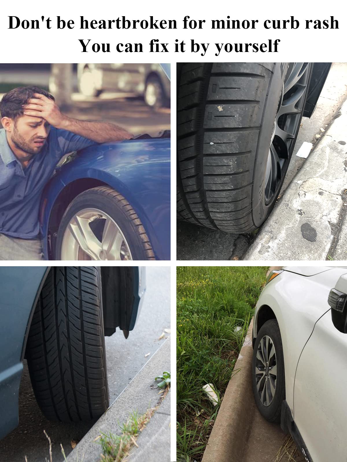 Matte Black Rim Touch Up Paint Wheel Scratch Repair Pen for Car Wheel Rims