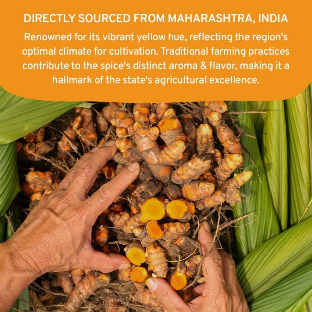 Spice Train Organic Turmeric Powder w/ Curcumin 397g/14oz, Organic / Gluten Free EXP 12/25