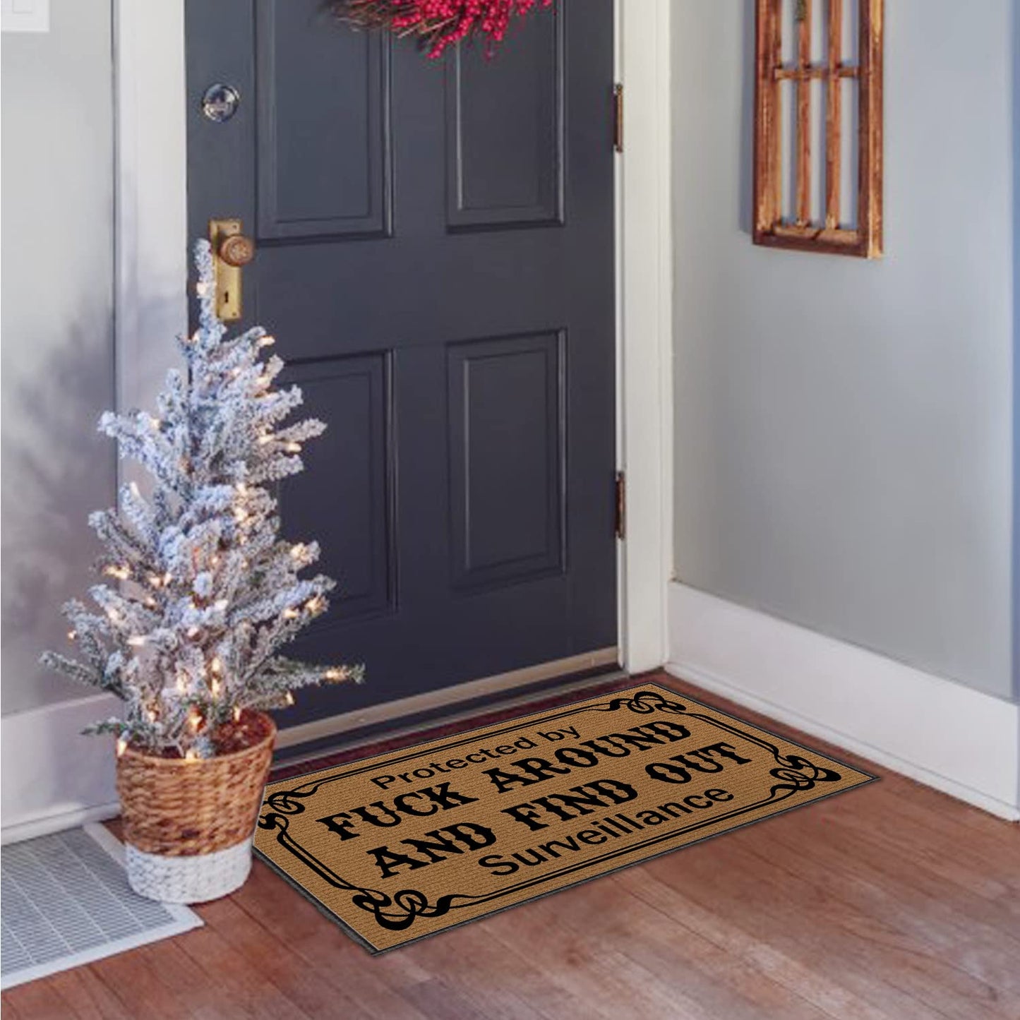 Welcome Mats for Home Entrance, Funny Door Mats for Front Door 30X18 Inch