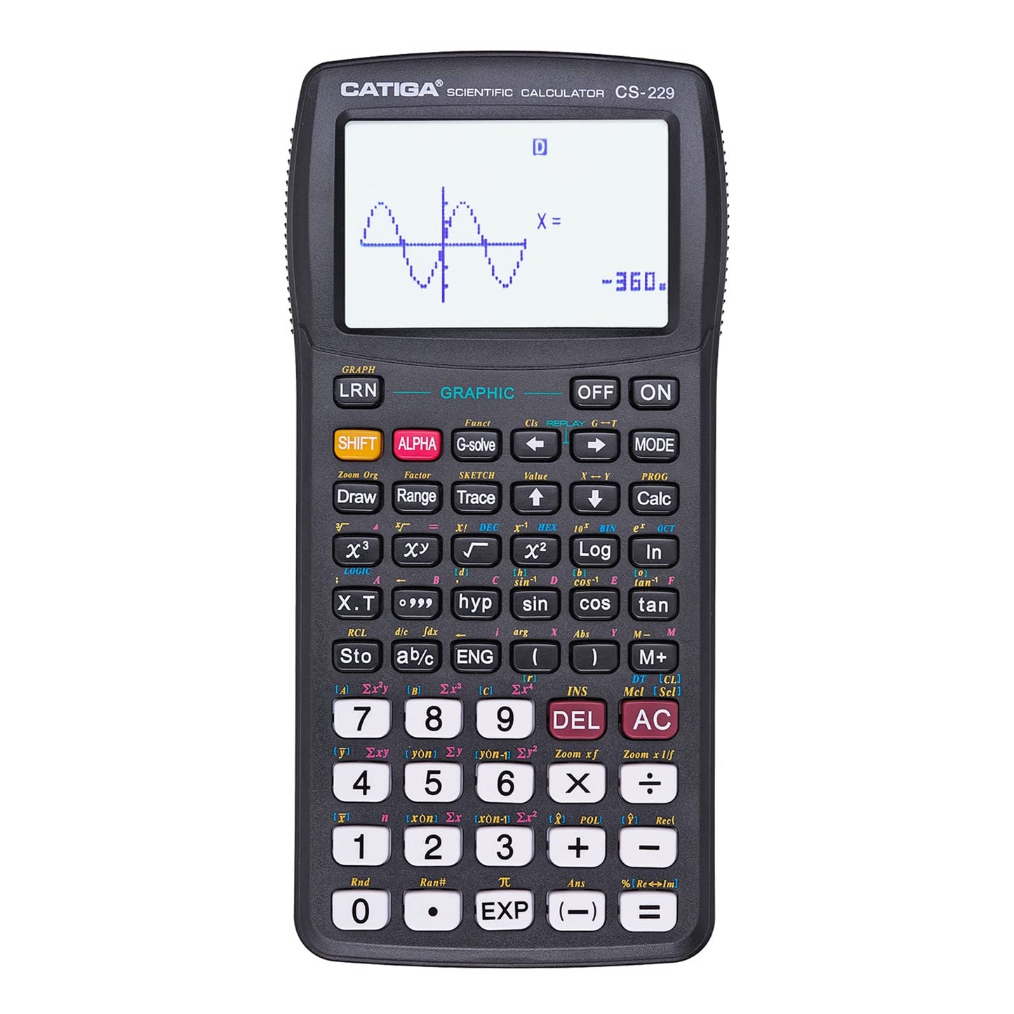 CS-229 Scientific Calculator w/ Graphics - Multiple Modes, Beginner, Advanced