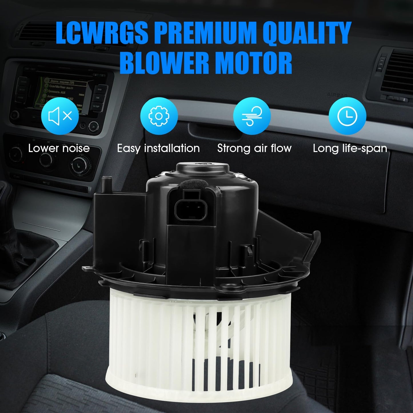 HVAC AC Blower Motor/Fan Fits Select Chevy, GMC, Saturn, Buick, Replaces 700236