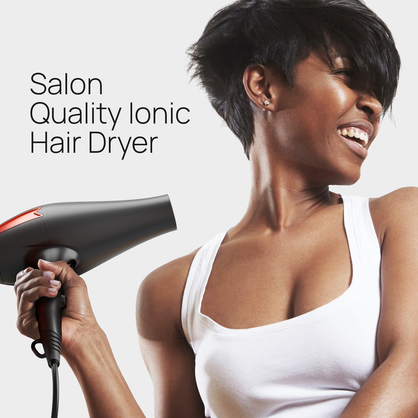 Professional Ionic Hair Dryer for Salon - 2200W Powerful Blow Dryer Lightweight