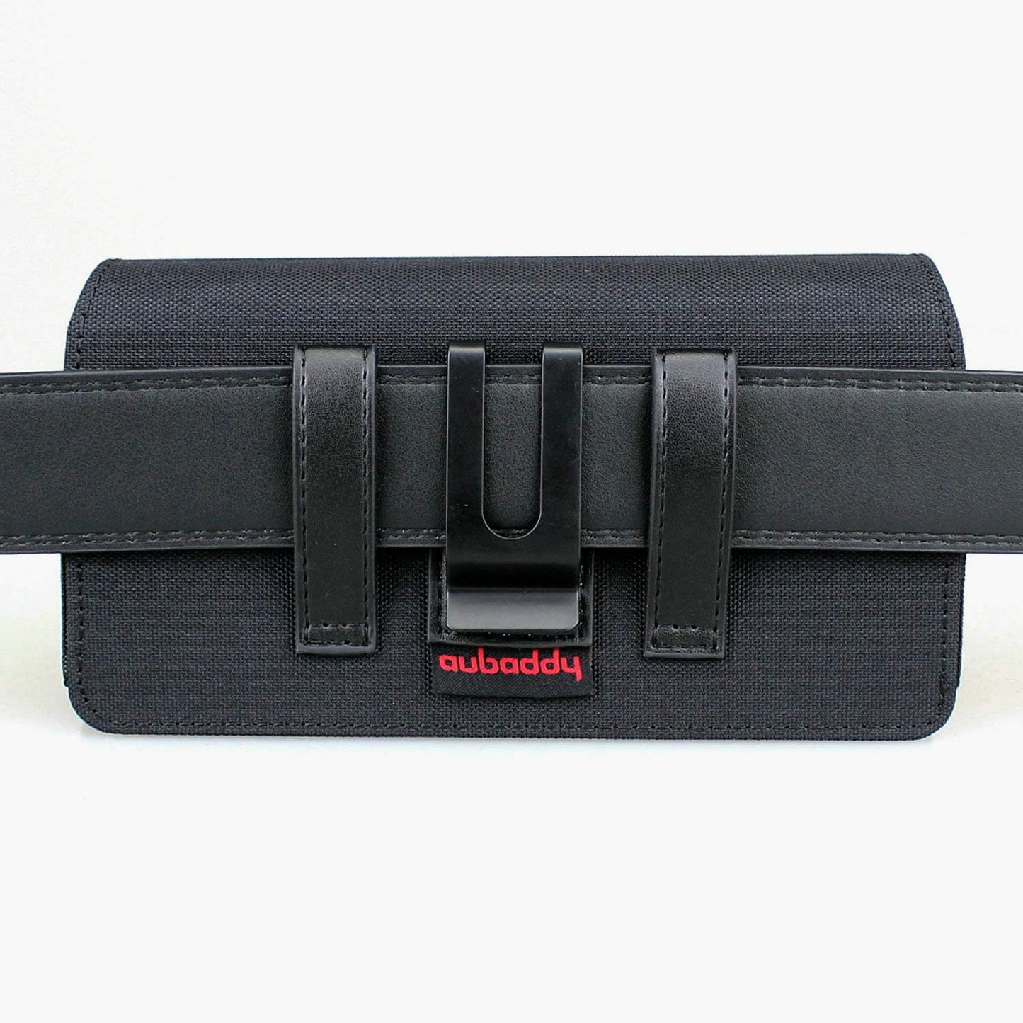 aubaddy Dual Phone Holster Pouch Case for 2 Phones, Double Decker Belt Clip Case for All iPhone (16 15 14 13 12 11) Pro Max/Plus, Samsung Galaxy (S23 S22 S21 S20) Ultra/Plus/Fe (Large)