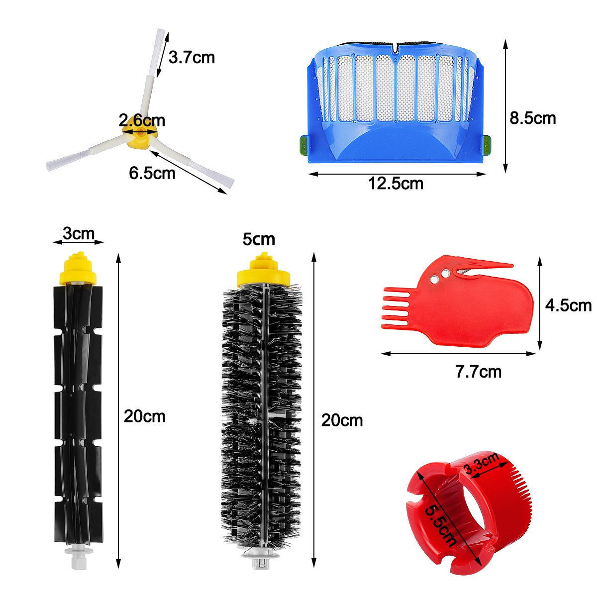 Replacement Parts for iRobot Roomba 500 600 610 620 650 Series Vacuum Cleaner