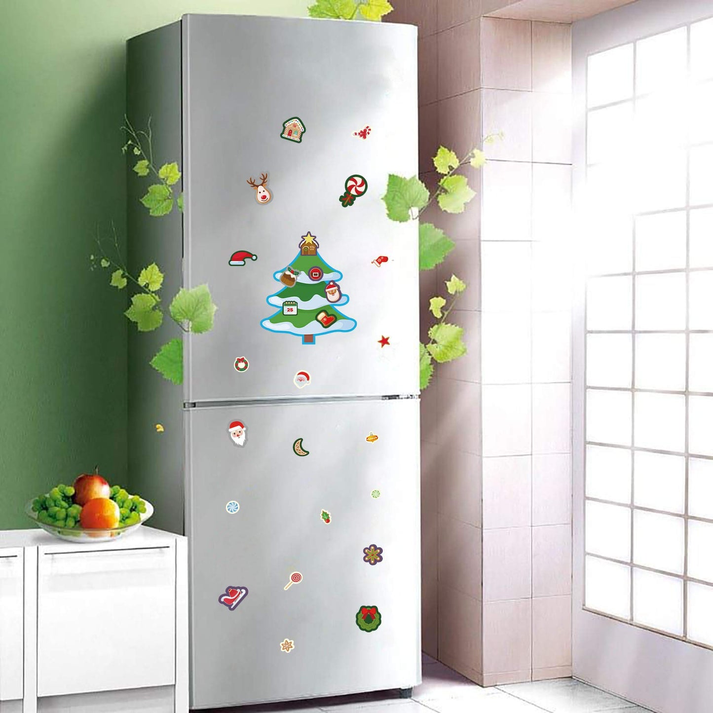 Christmas Stickers for Kids, 30 Sheets Make a Tree Stickers