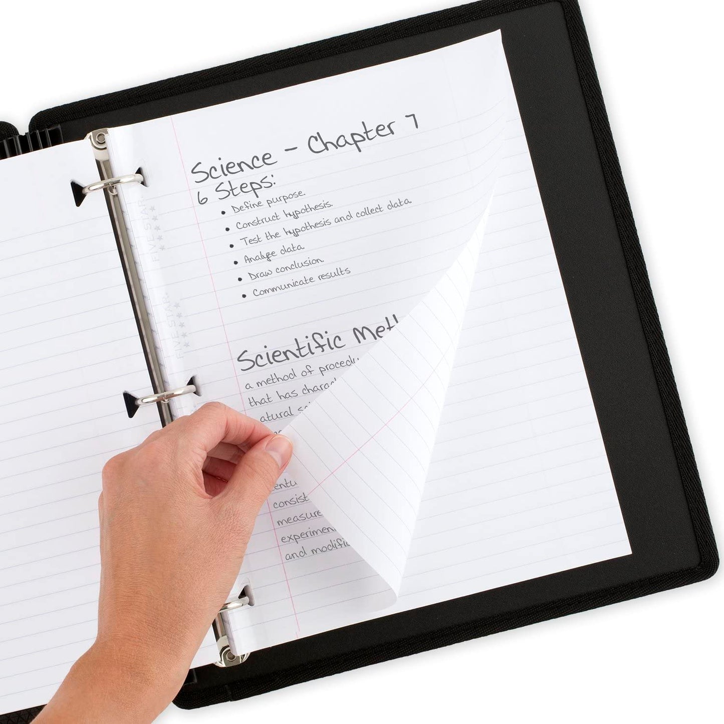 Five Star Wide Ruled Filler Paper, 80 Sheets, Ink Bleedproof, 8.5x10.5"