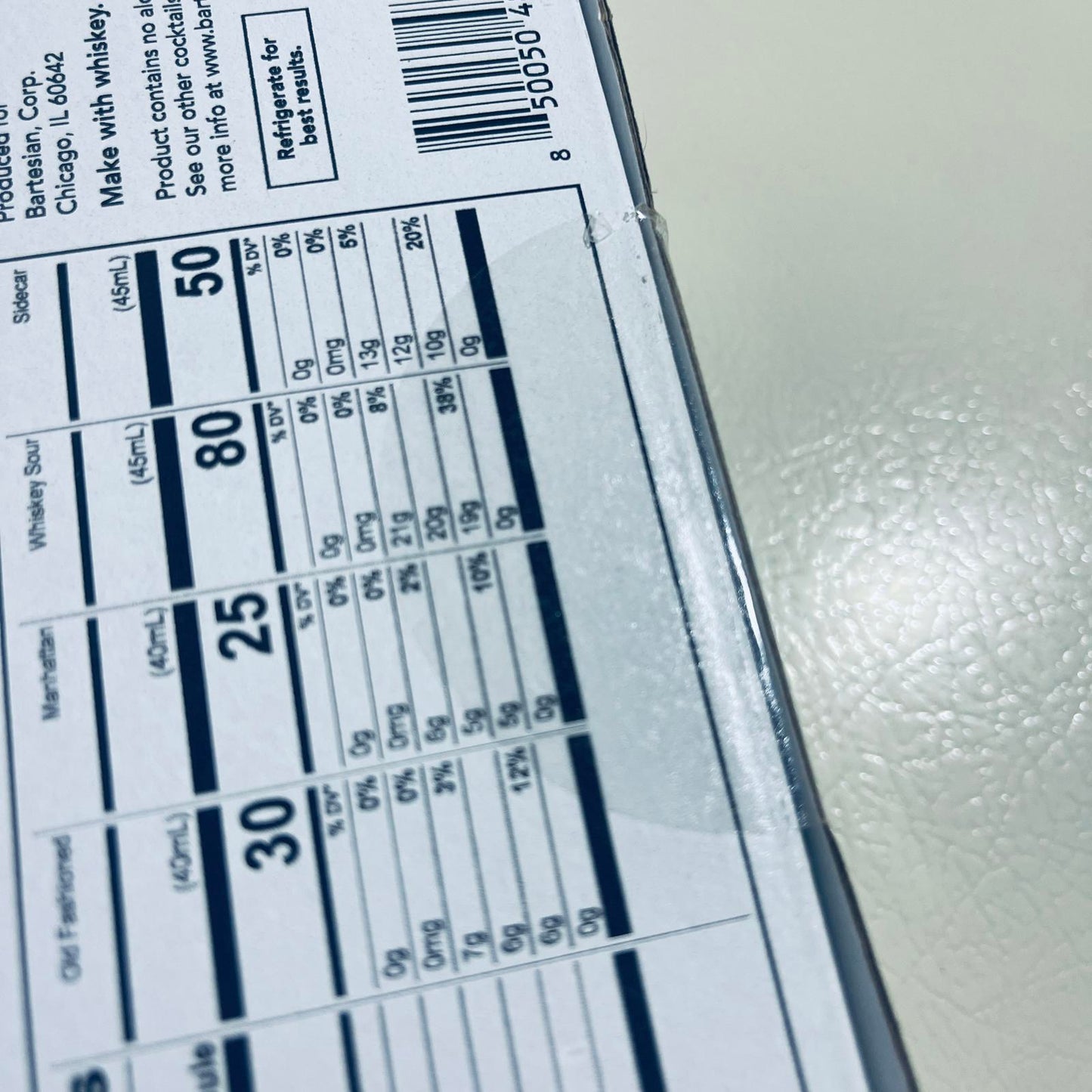 Bartesian The Whiskey Lovers Collection Cocktail Mix Capsules EXP 6/2025