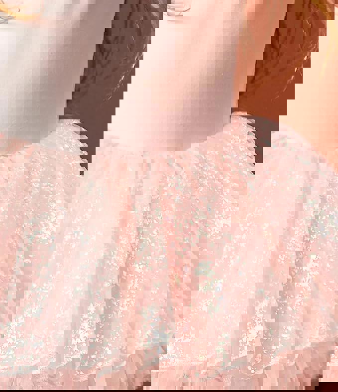 MdnMd Pink Tutu Dance Dress for Kids