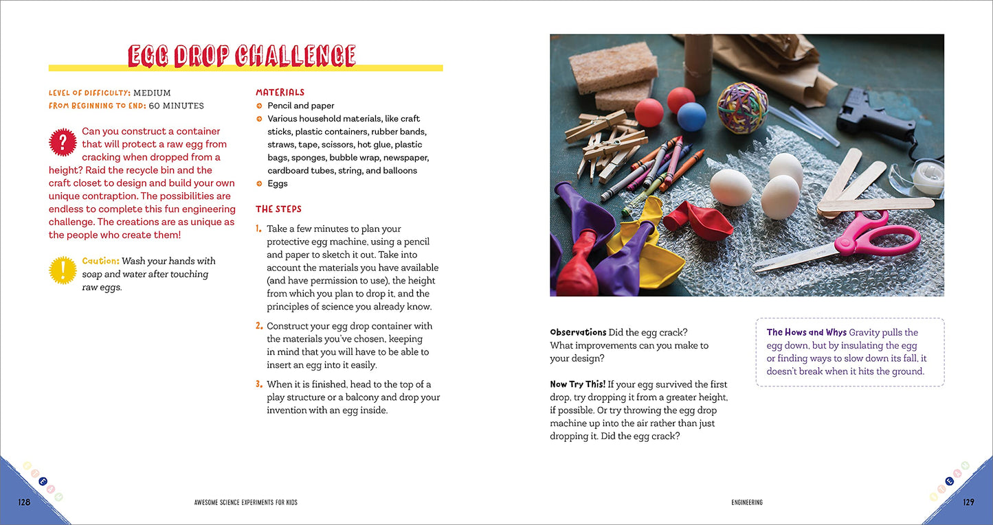 Awesome Science Experiments for Kids: 100+ Projects + 2 BONUS BOOKS BUNDLE