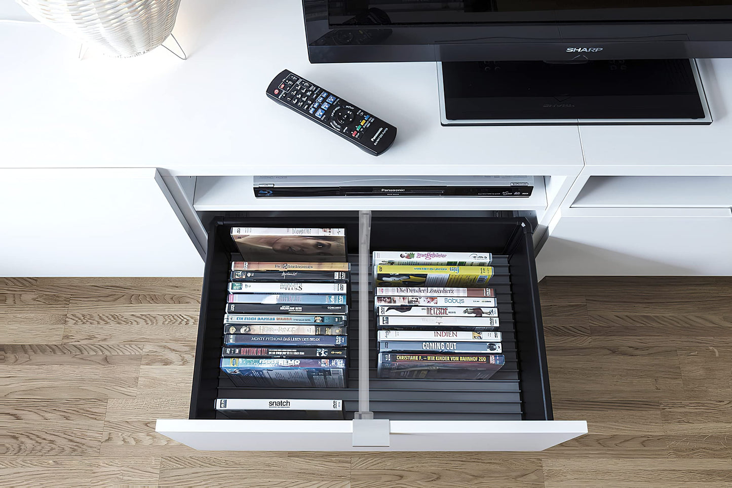 6 Pack Drawer Dividers Organizers Adjustable 3.2" High Expandable from 11-20"