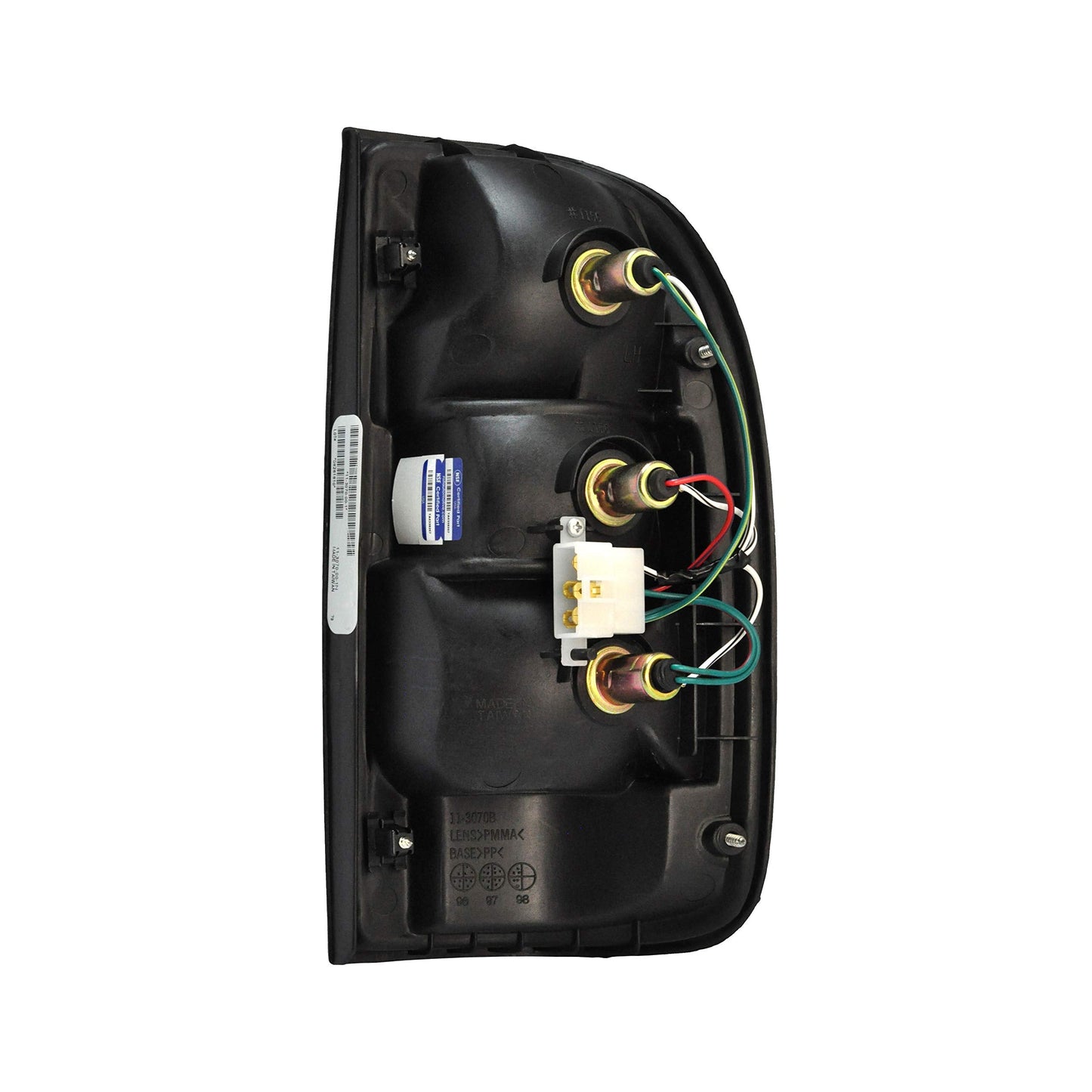 Driver Side (LH) Tail Light Lamp for 95-00 Toyota Tacoma TO2800116 WITH BULBS