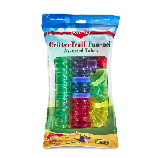 Kaytee Critter Trail Fun-nel 16-Piece Assorted Small Animal Habitat Tubes