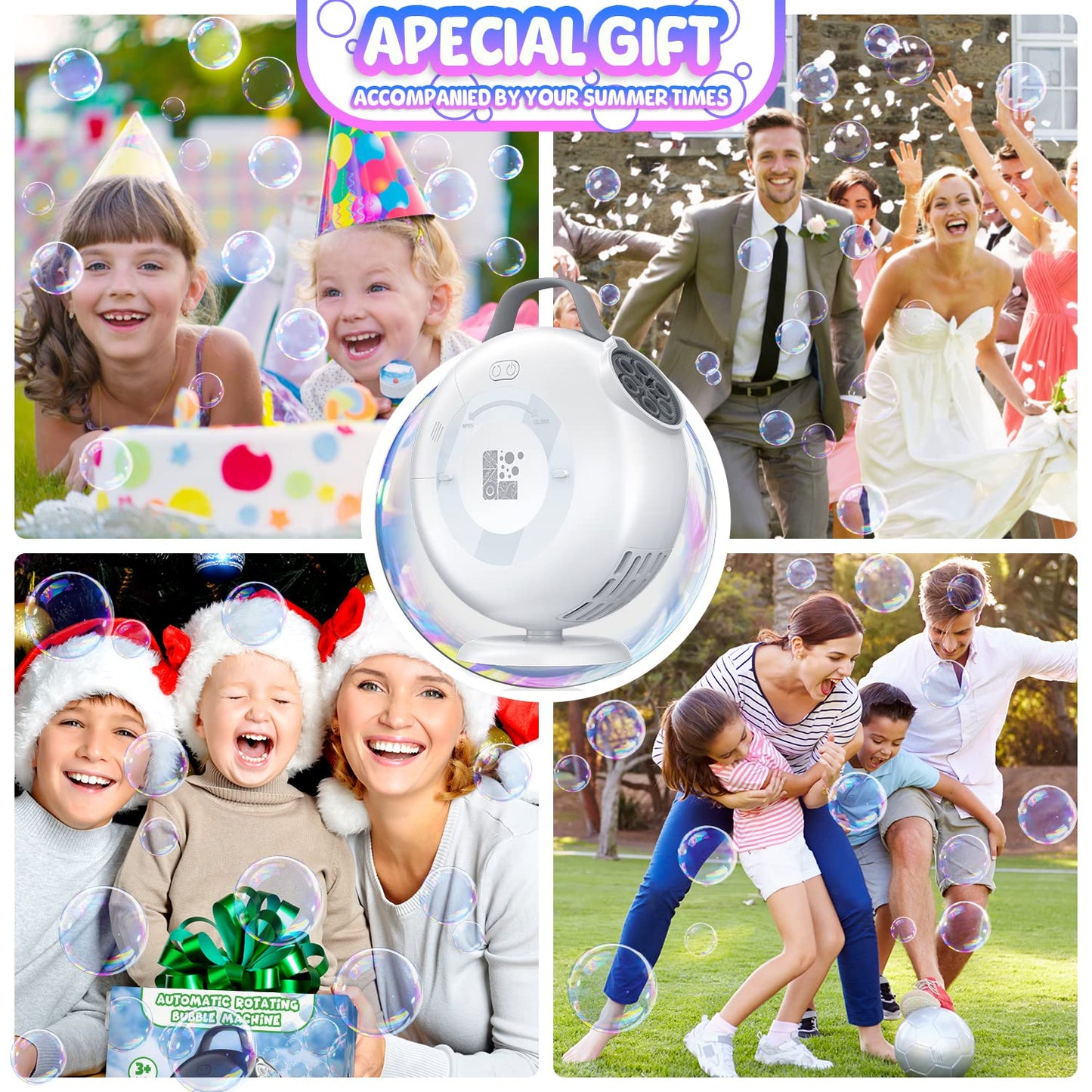 Bubble Party Custom BUNDLE - good for kids, birthdays, weddings