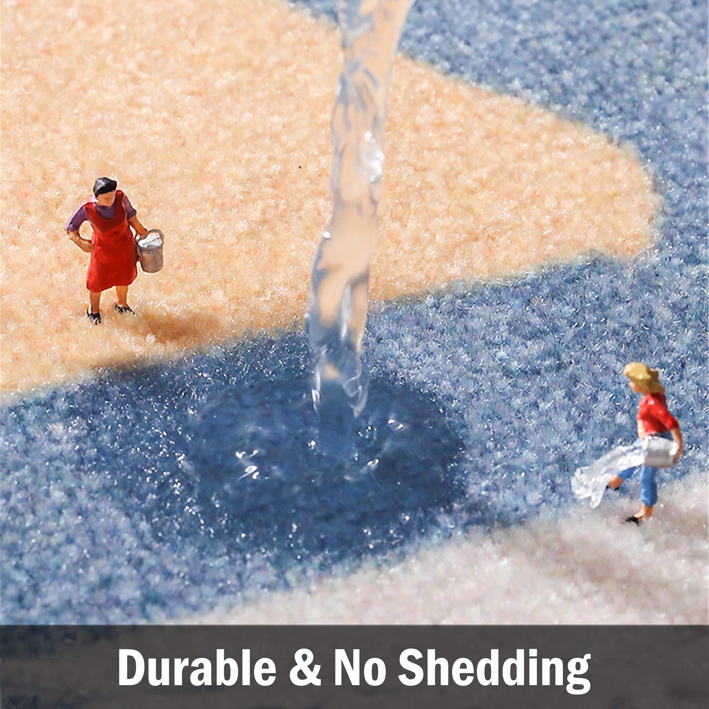 Half Round Inside Door Mats, 17"x28" Entryway Rug Boho Door Mat, Half Circle