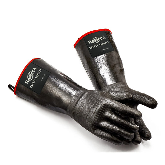 Heat Resistant BBQ Grill Gloves: Oil Resistant Waterproof 14" Lenght 932°F -XL