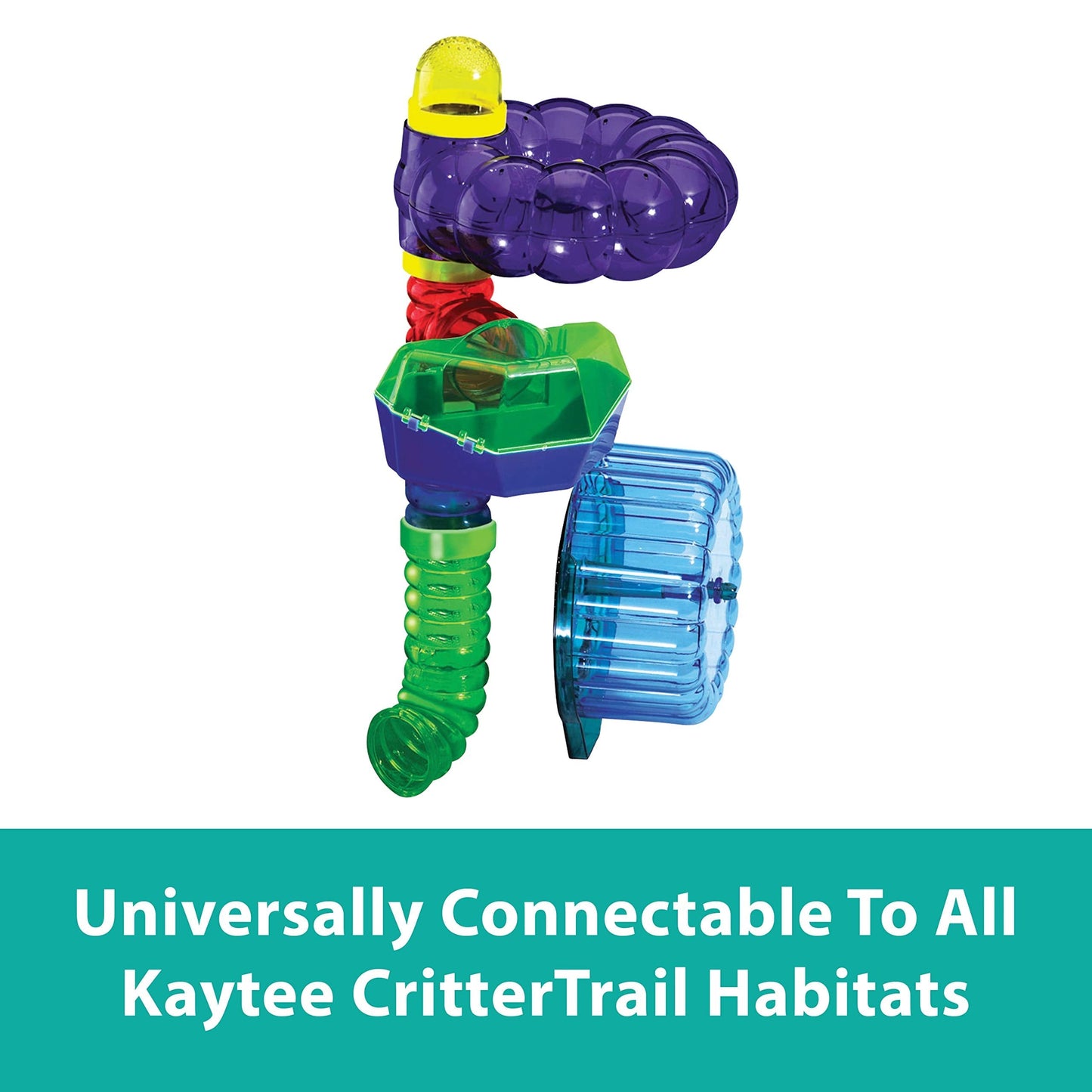 Kaytee Critter Trail Fun-nel 16-Piece Assorted Small Animal Habitat Tubes