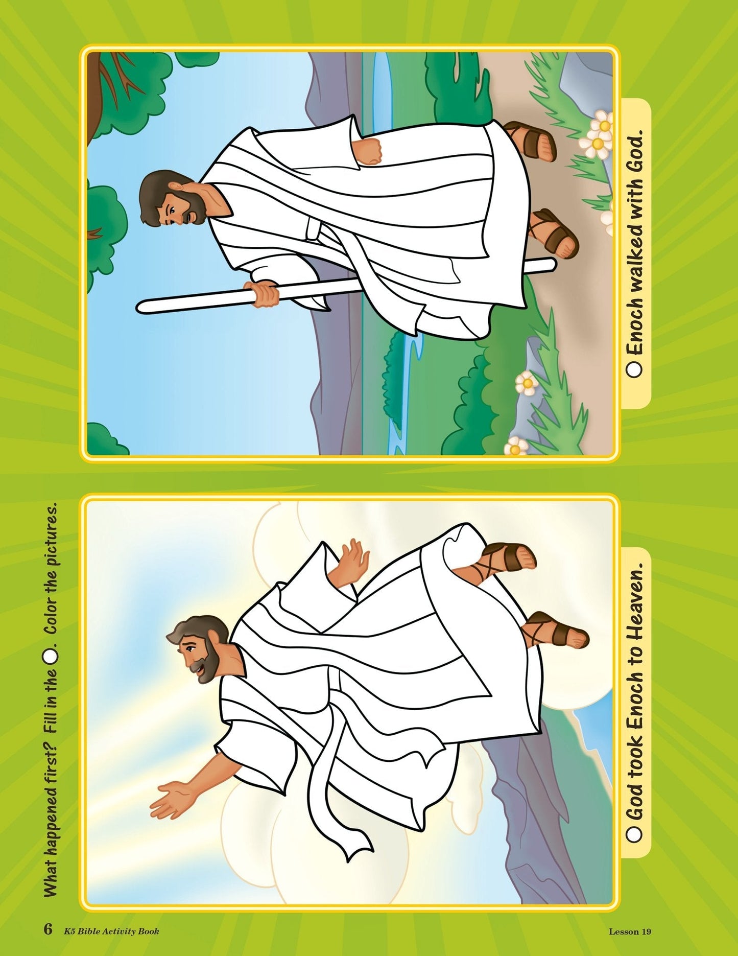 K5 Bible Activity Book - Abeka Bible Coloring and Activity Book