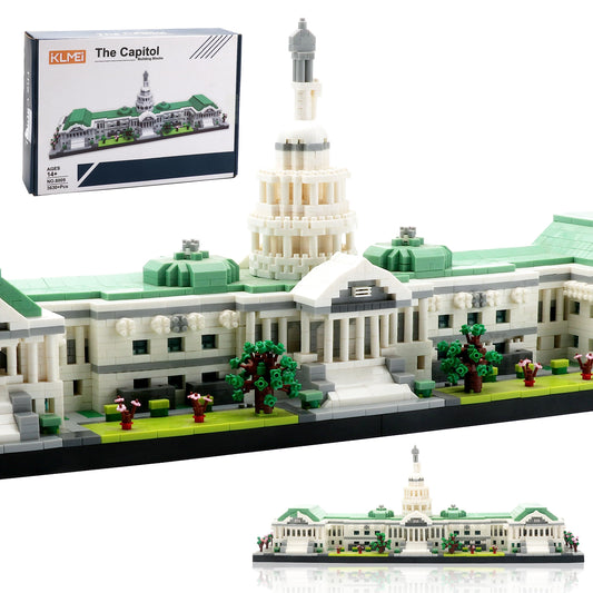 KLMEi Micro Mini Blocks United States Capitol Famous Building  (14+)  3630 PCS