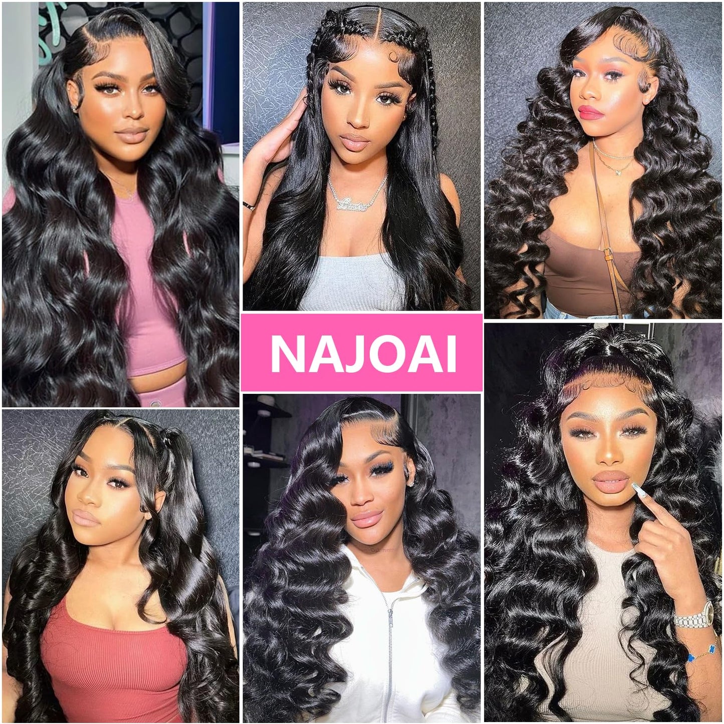 Body Wave Lace Front Wigs Human Hair Pre Plucked 180 Density 26 Inch 13x4 HD
