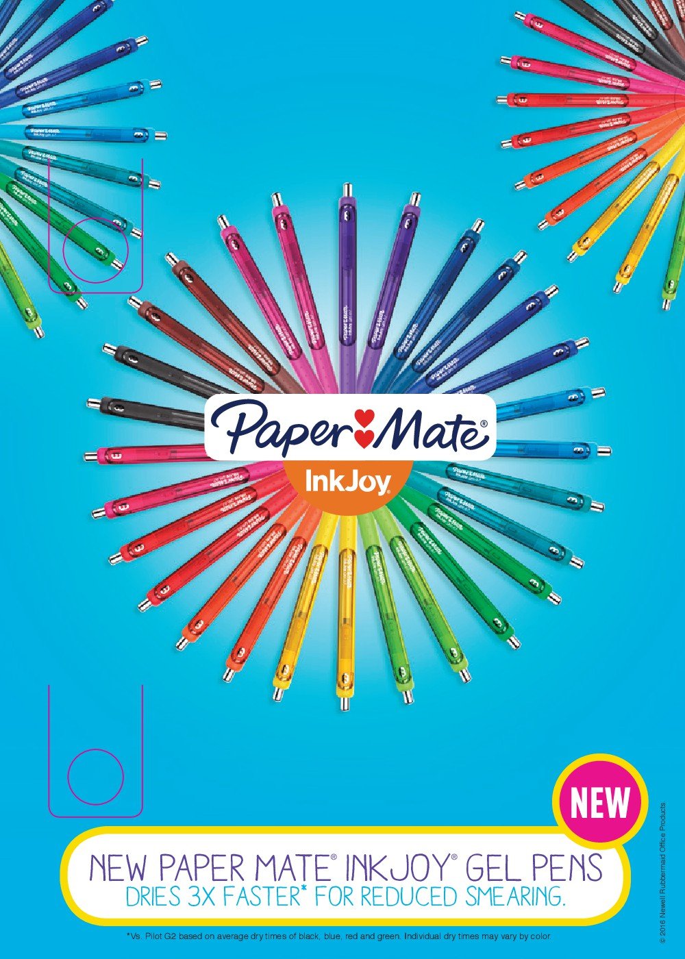 Paper Mate InkJoy Gel Pen, Fine Point, Black, Box of 12