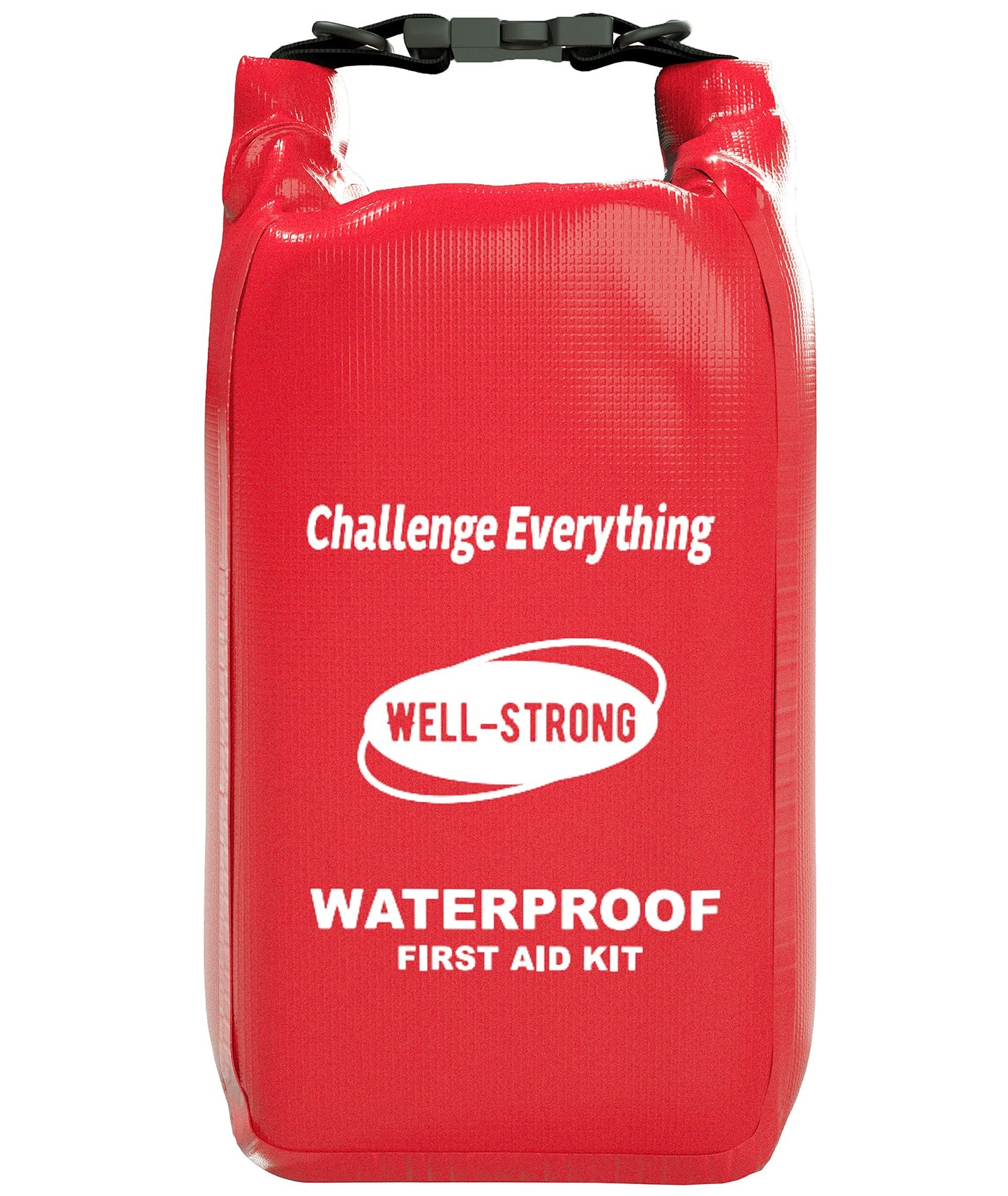 Waterproof First Aid Kit Roll Top Boat Emergency Kit with Waterproof ContentsRED