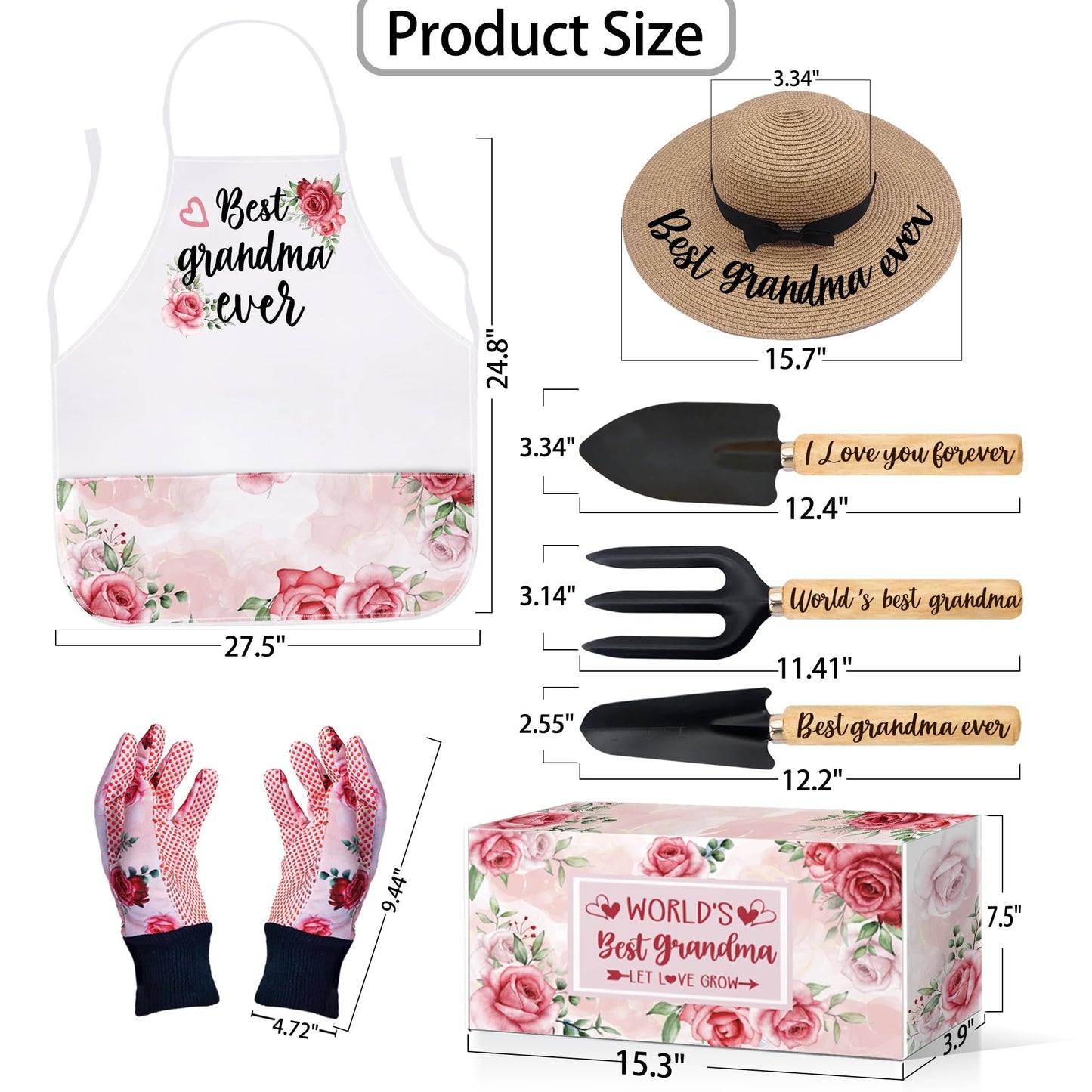 Grandma Birthday Gardening Gifts Outdoor Garden Tool Set Gift for Plant Lover