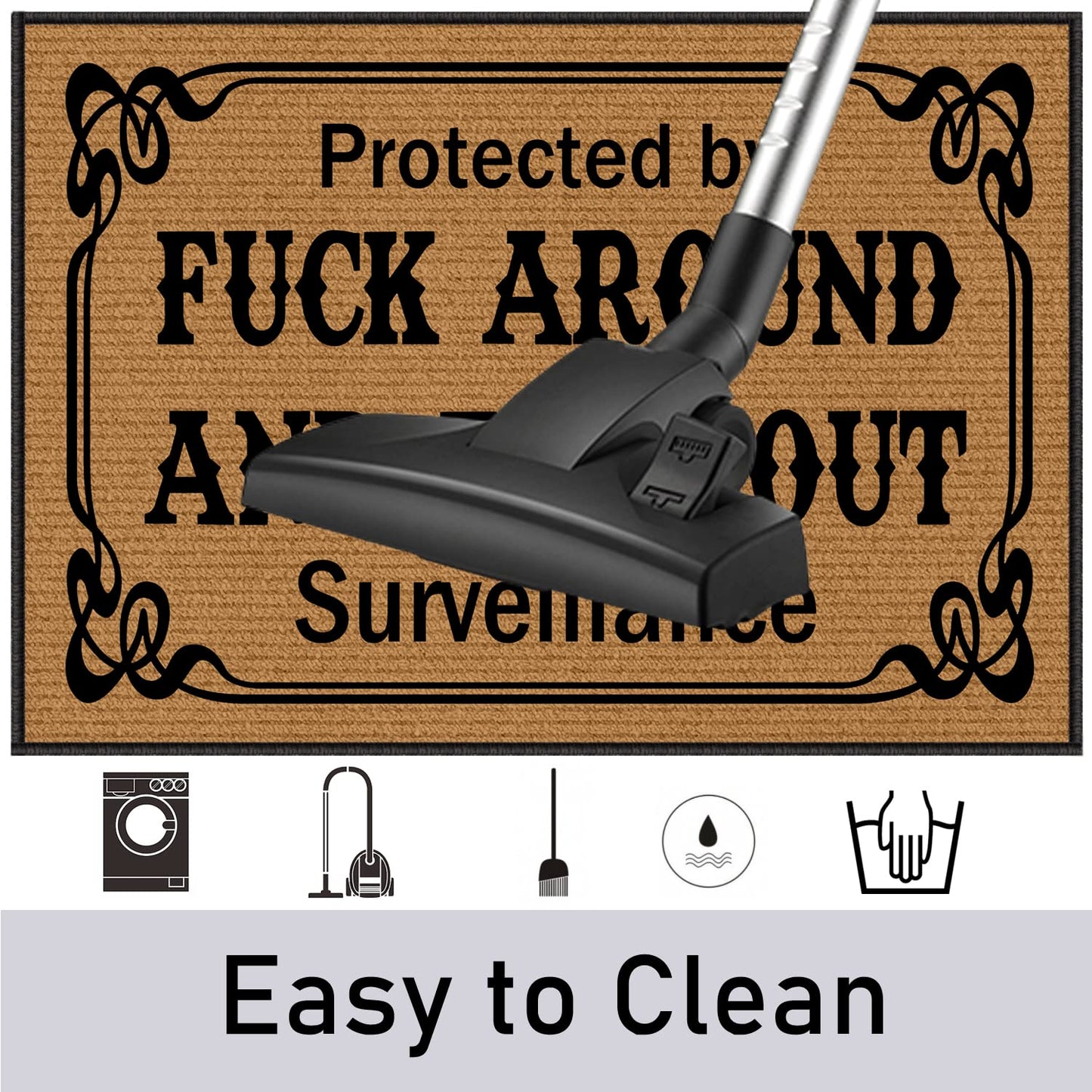 Welcome Mats for Home Entrance, Funny Door Mats for Front Door 30X18 Inch