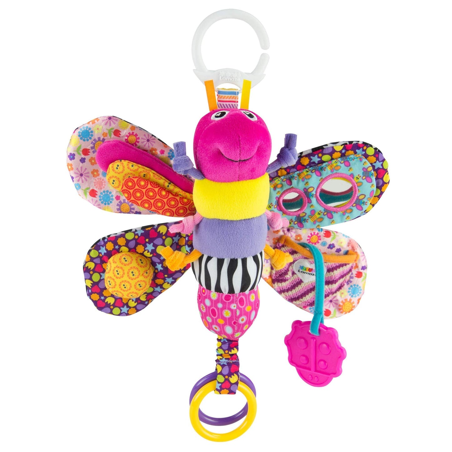 Lamaze Clip On Car Seat and Stroller Toy - Fifi the Firefly - Sensory Toys