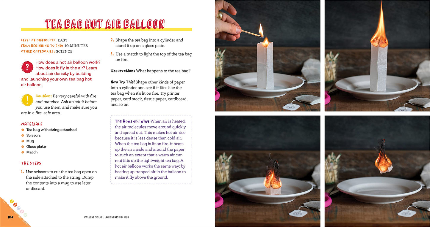 Awesome Science Experiments for Kids: 100+ Projects + 2 BONUS BOOKS BUNDLE