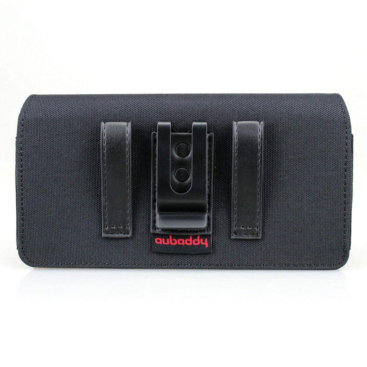 aubaddy Dual Phone Holster Pouch Case for 2 Phones, Double Decker Belt Clip Case for All iPhone (16 15 14 13 12 11) Pro Max/Plus, Samsung Galaxy (S23 S22 S21 S20) Ultra/Plus/Fe (Large)