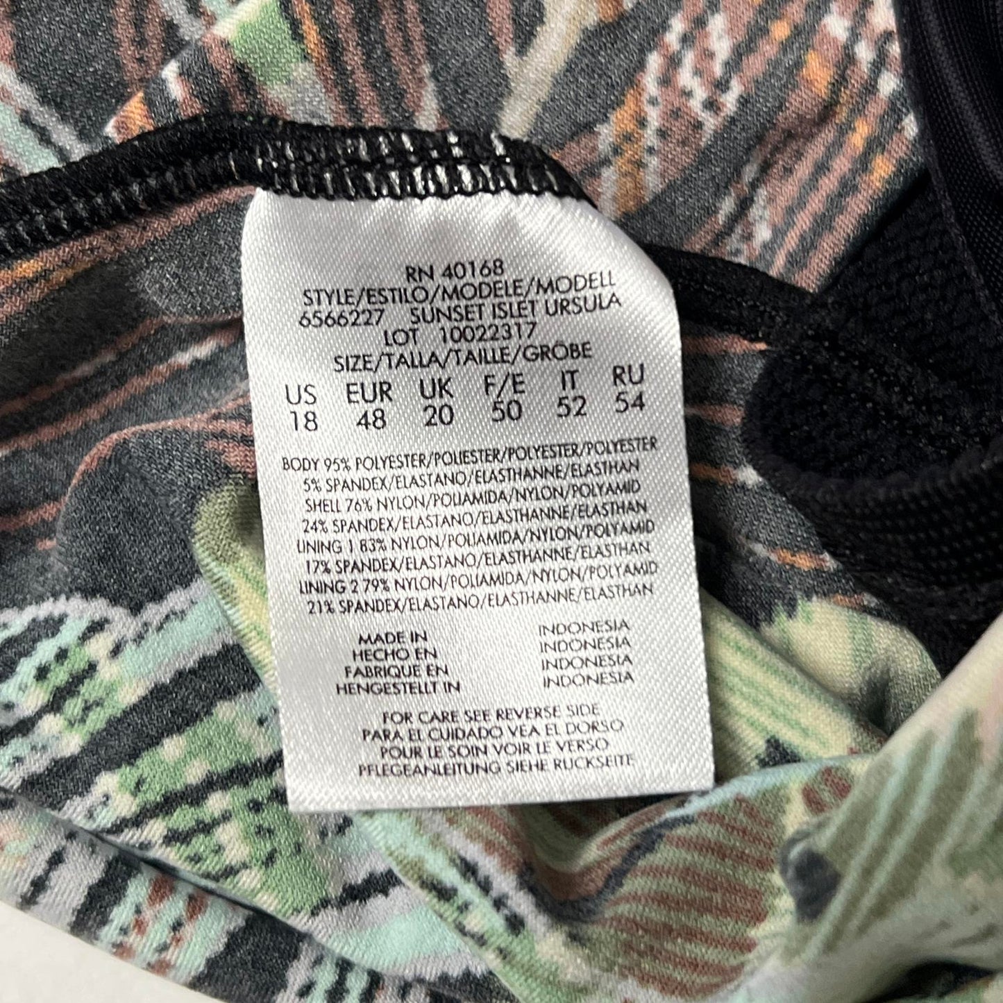 Miraclesuit Tropical Tankini Top Only – Slimming Swim Top with Underwire