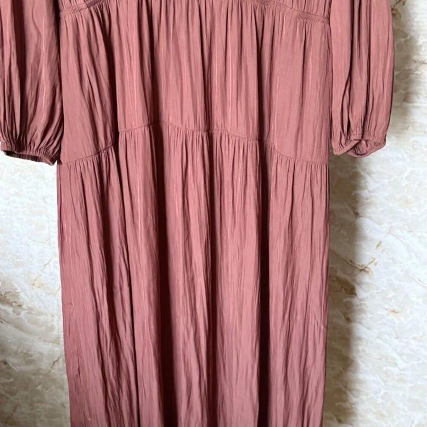 Universal Thread Maxi Dress Long Sleeve Ruffle Maxi A-Line Dress