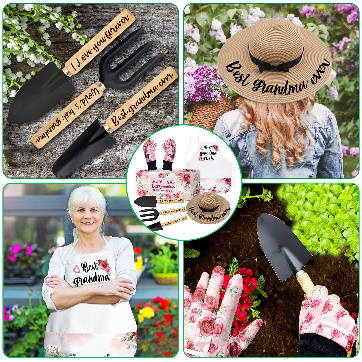 Grandma Birthday Gardening Gifts Outdoor Garden Tool Set Gift for Plant Lover