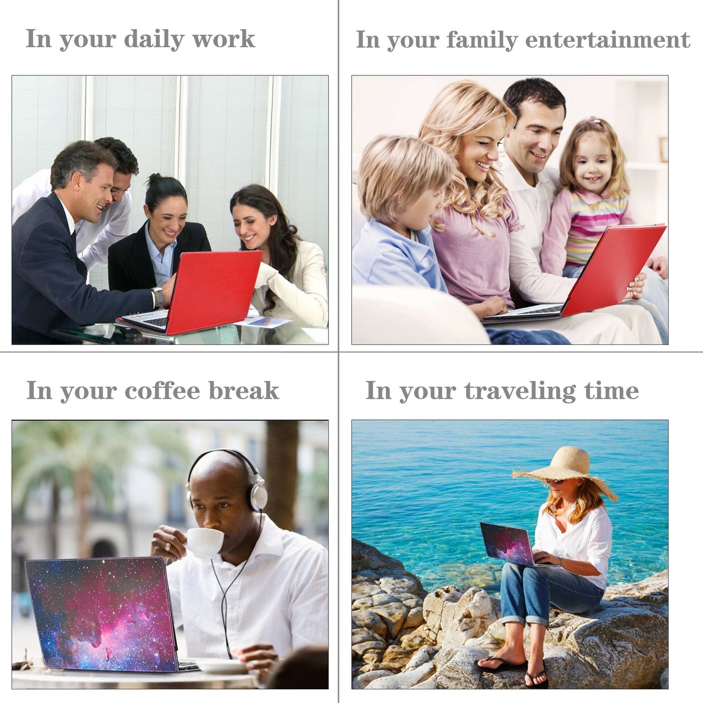 Protective Cover Case for17"Dell 17 9700/XPS 17 9710/XPS 17 9720/XPS 17 9730 Red