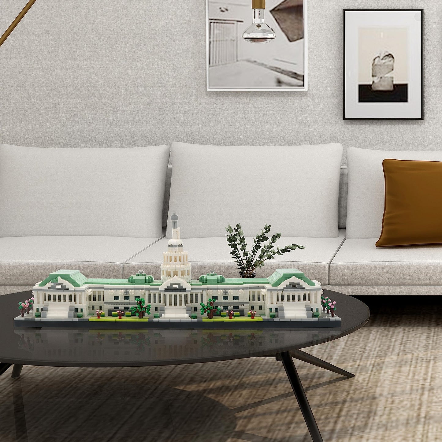 KLMEi Micro Mini Blocks United States Capitol Famous Building  (14+)  3630 PCS