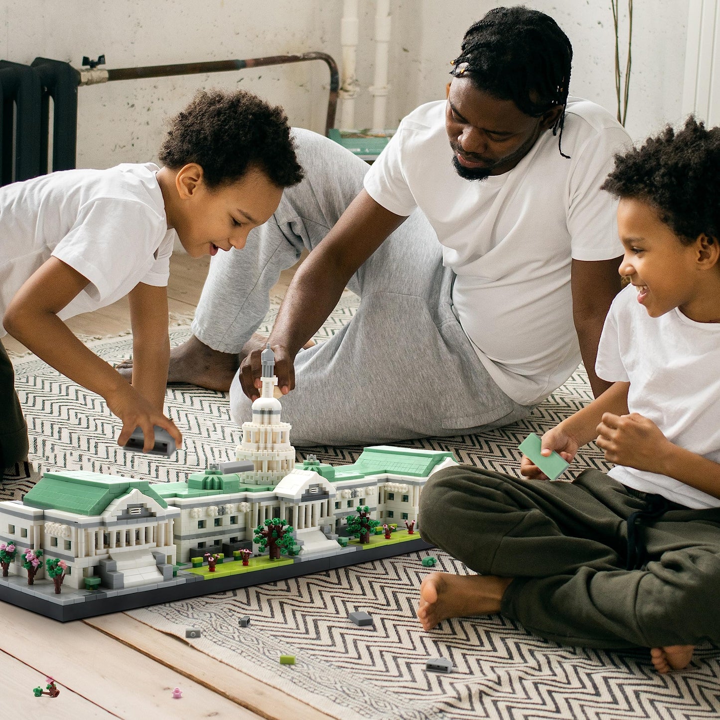 KLMEi Micro Mini Blocks United States Capitol Famous Building  (14+)  3630 PCS