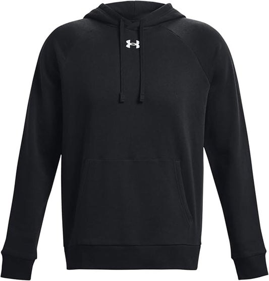 Under Armour Men's Black Rival Fleece Hoodie Sweatshirt XS