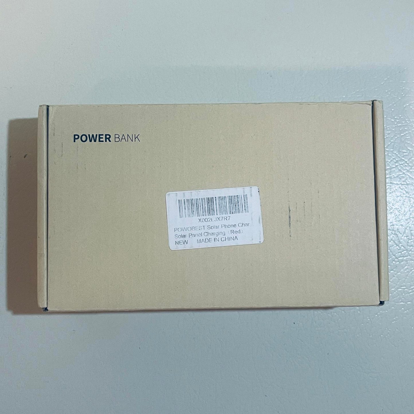 Solar Phone Charger - Red and Black