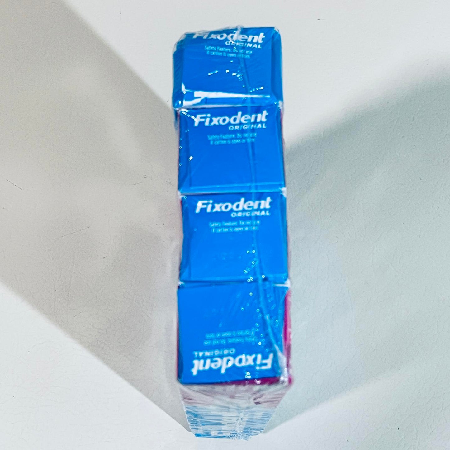 Fixodent Original Denture Adhesive Cream, All Day Hold, 2.4 oz, 4 Pack