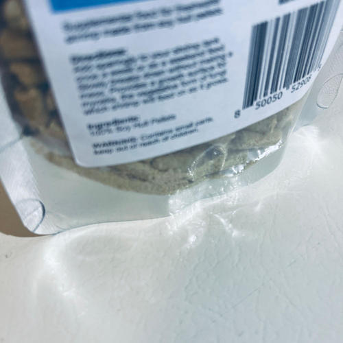 Shrimp Snowflake Natural Soy Hull Pellets for Freshwater Shrimp 4 OZ