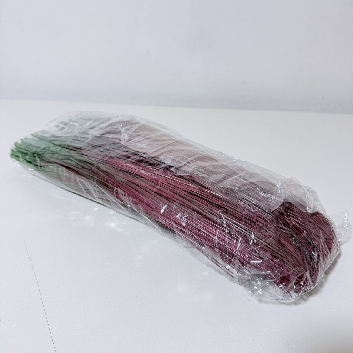 Artificial Grass Plants 60 Bundles Faux Onion Grass Stems Burgundy 17.7 Inch