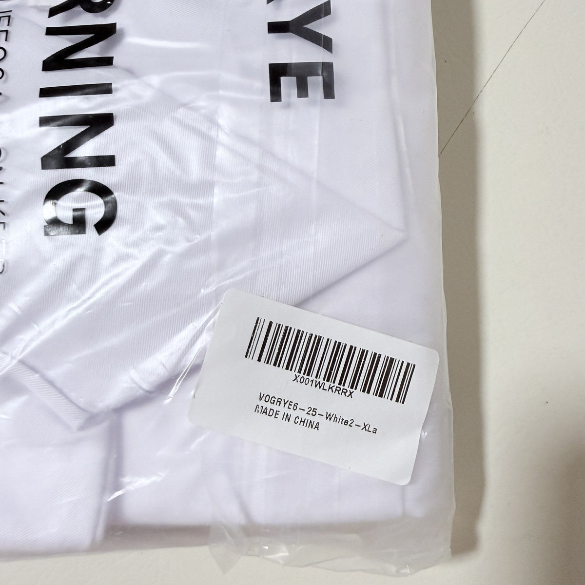 Lab Coat White XL Unisex Long Sleeve 3 Pocket Button Front Medical Coat