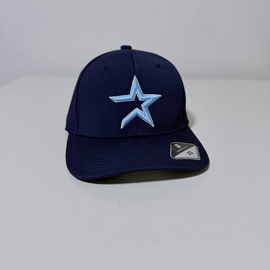 Marucci Stars Game Hat XS Navy Columbia Blue Star Flex Fit Baseball Cap