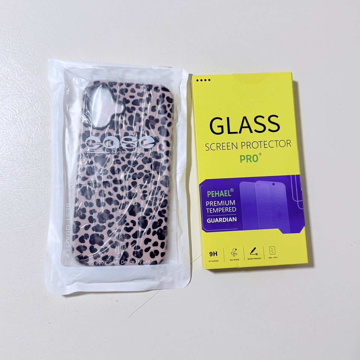 Cheetah Print Case for iPhone 16 Plus with 3 Screen and 3 Lens Protectors