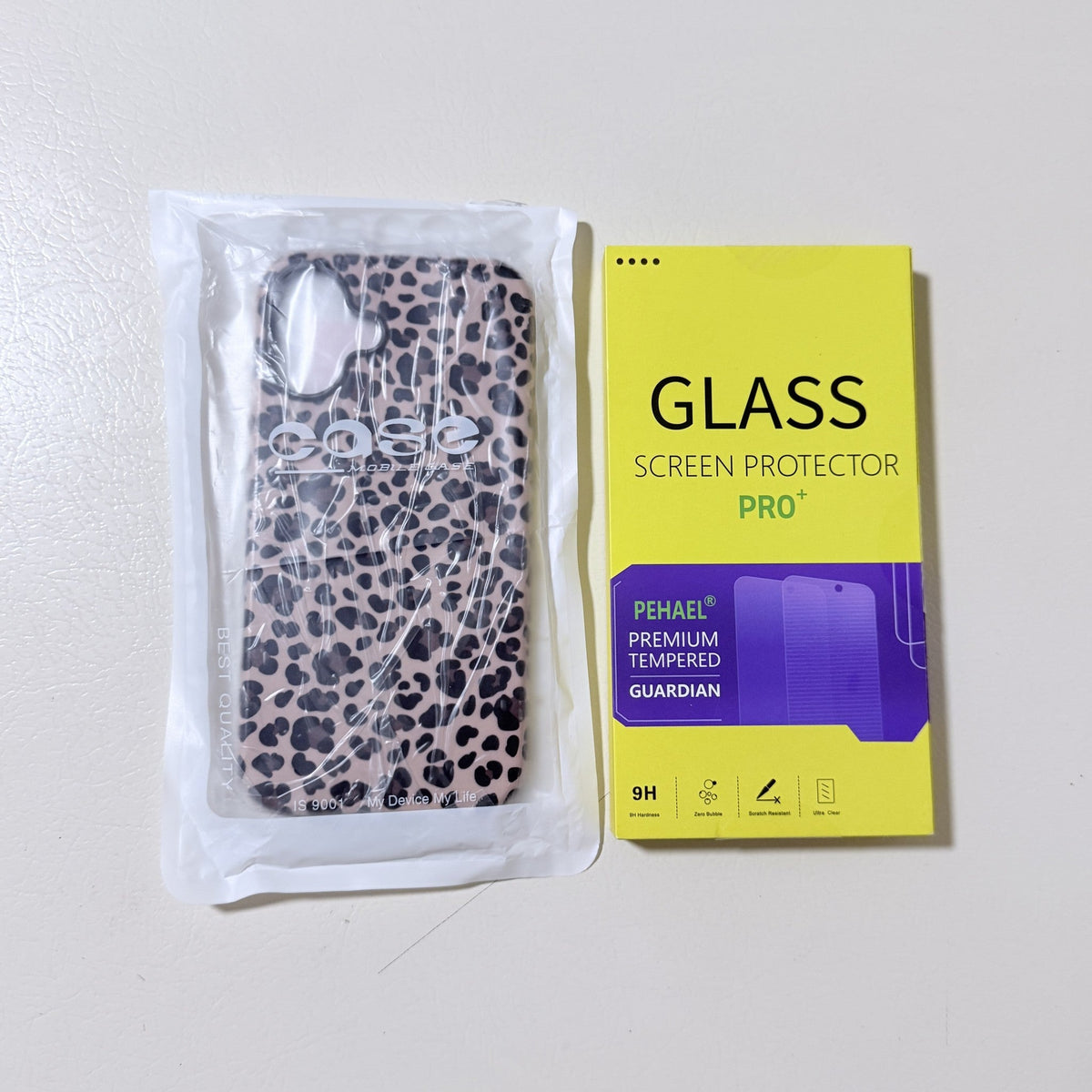 Cheetah Print Case for iPhone 16 Plus with 3 Screen and 3 Lens Protectors