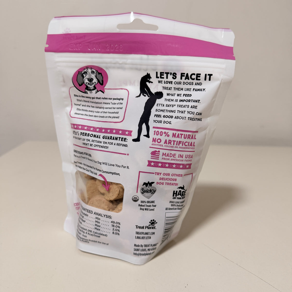 Etta Says Freeze Dried Dog Treats 3-Pack, Lamb Turkey Duck, BB 5/2028 - view 8 of 9